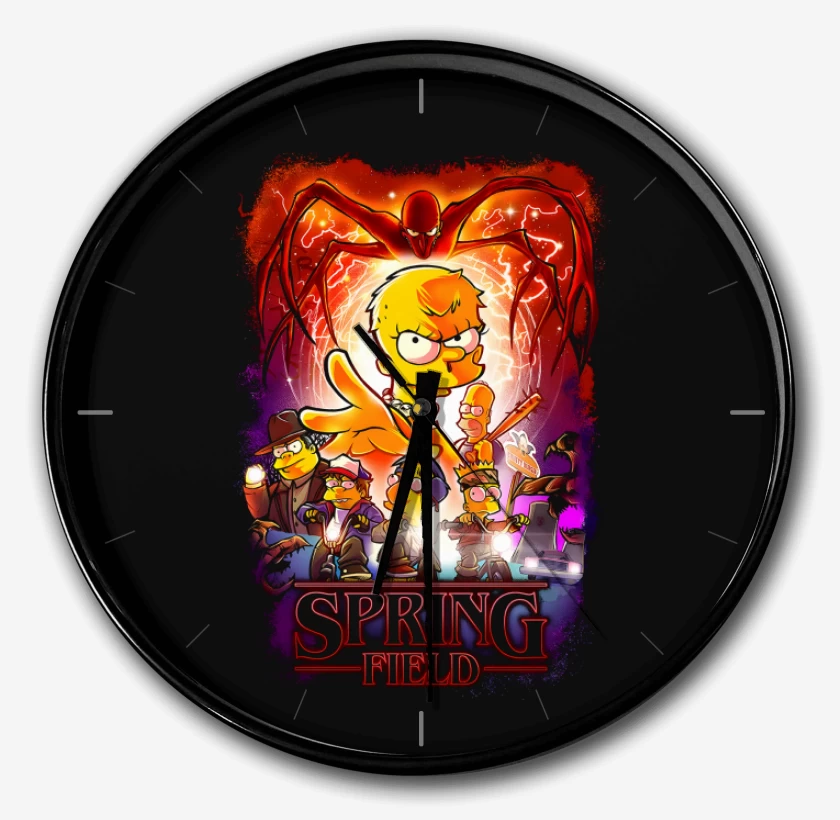 Reloj Negro de Spring Field
