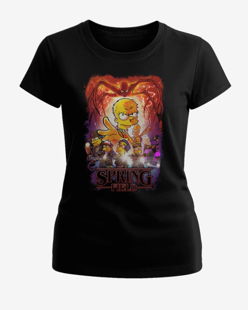 Polera de Mujer Negro de Spring Field