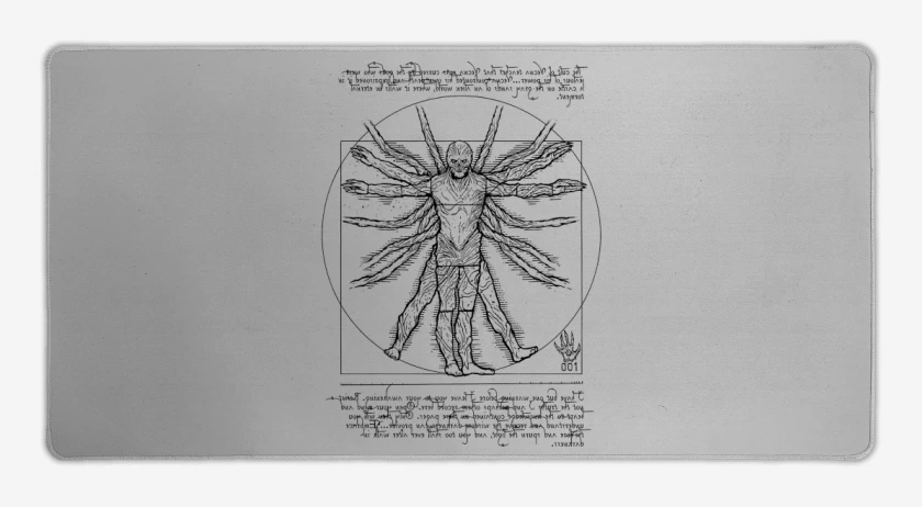 Mouse pad Gamer Vecna de Vitruvio
