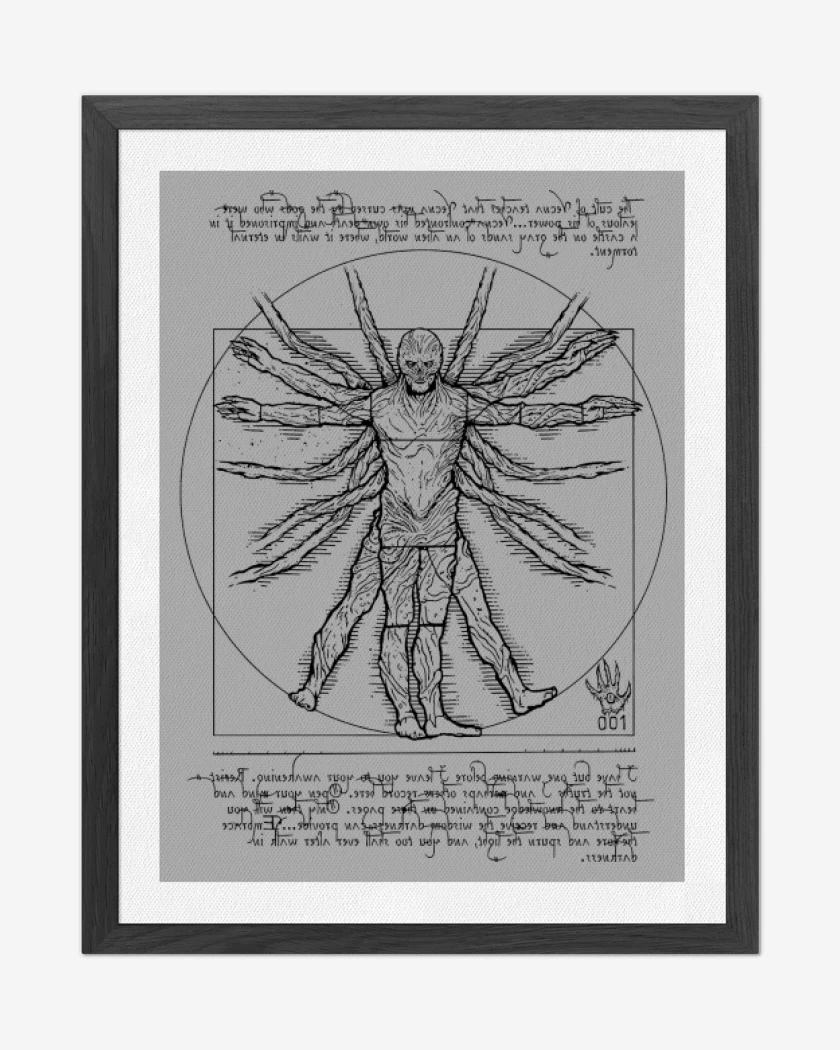 Cuadro decorativo Gris Melange de Vecna de Vitruvio