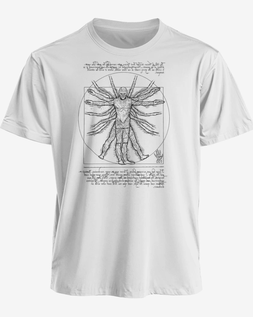 Polera premium Blanco de Vecna de Vitruvio