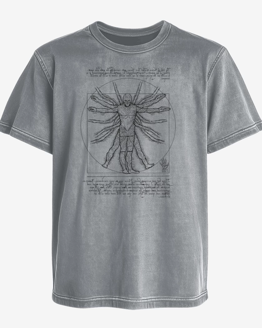 Polera desgastada Vecna de Vitruvio
