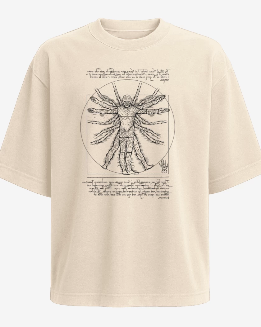 Polera Oversize Beige de Vecna de Vitruvio