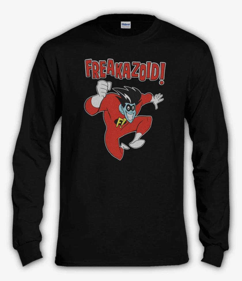 Polera manga larga Negro de Freakzoid