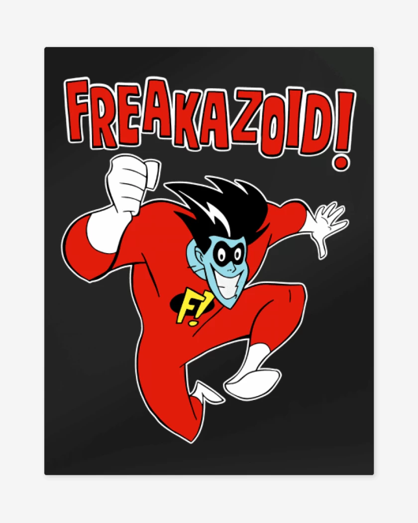 Print metalico Negro de Freakzoid