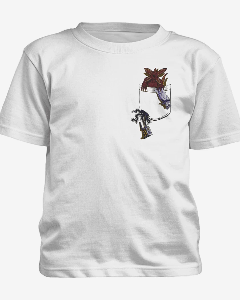Polera de niño Demogorgon de Bolsillo