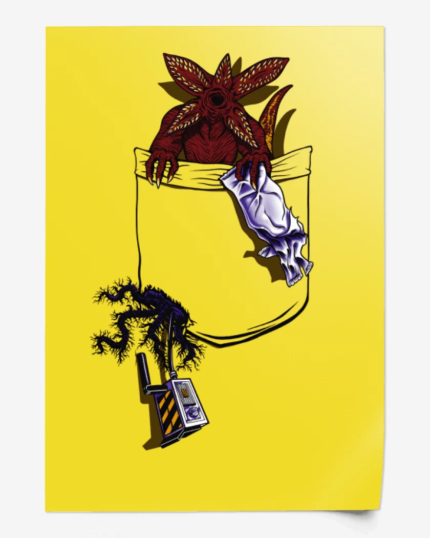 Print Demogorgon de Bolsillo