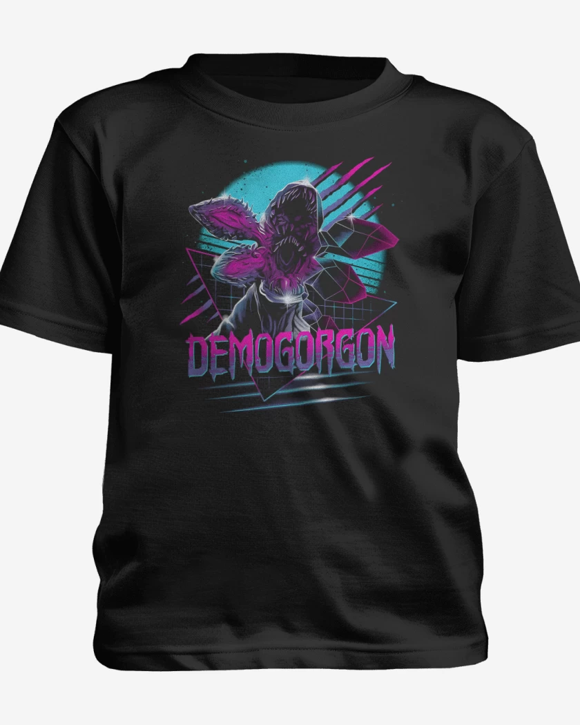 Polera de niño Negro de Retrogorgon 
