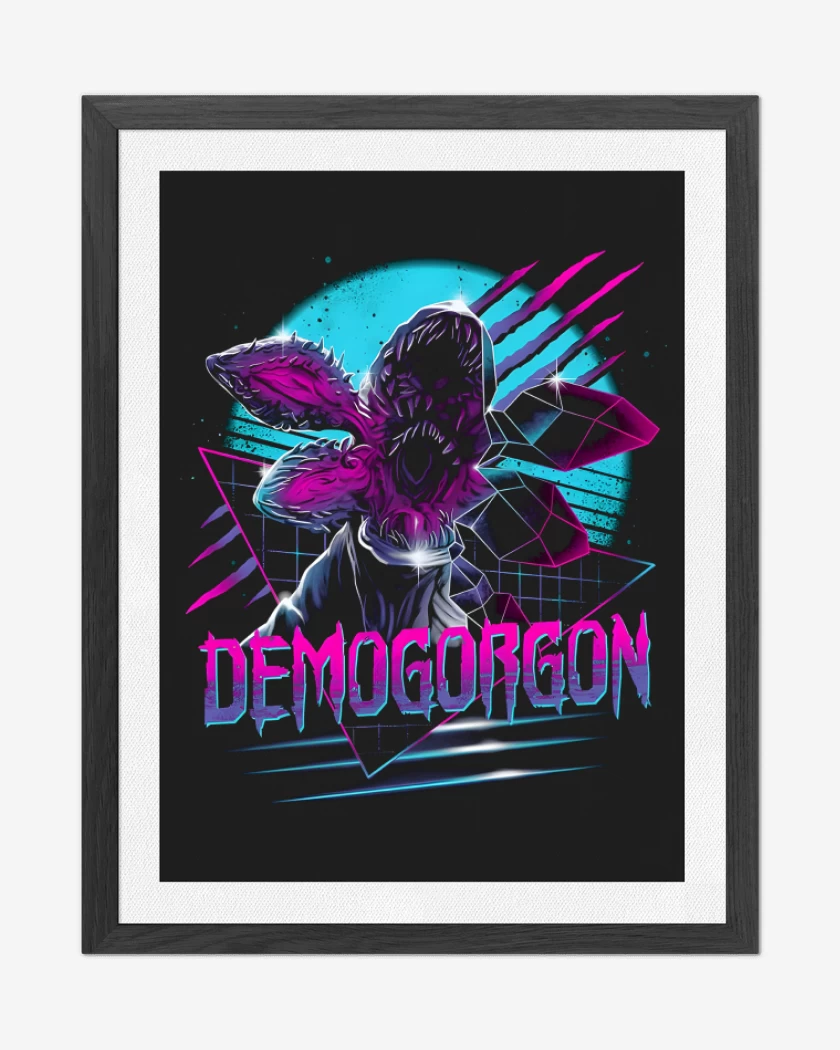 Cuadro decorativo Negro de Retrogorgon 