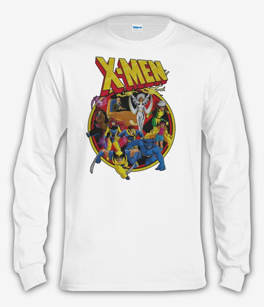 Polera manga larga Blanco de Los Mutantes