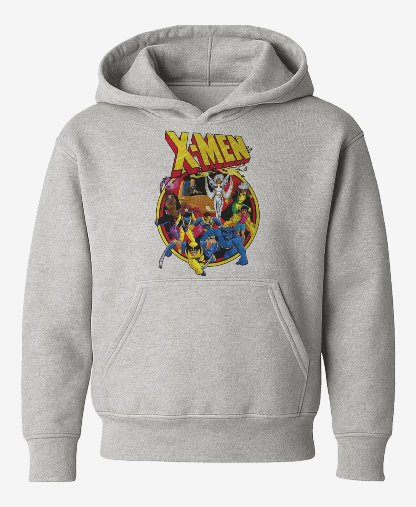 Poleron de niño Gris Melange de Los Mutantes