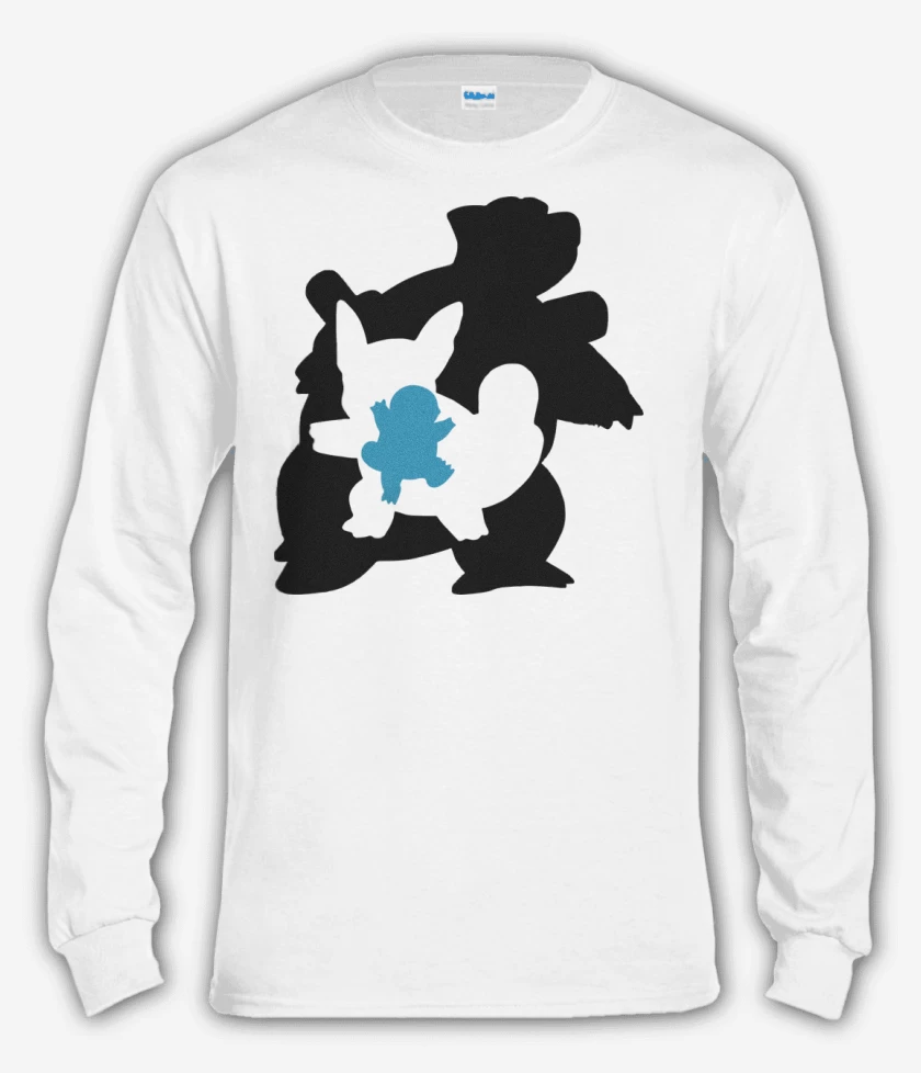 Polera manga larga Blanco de Squirtvolution