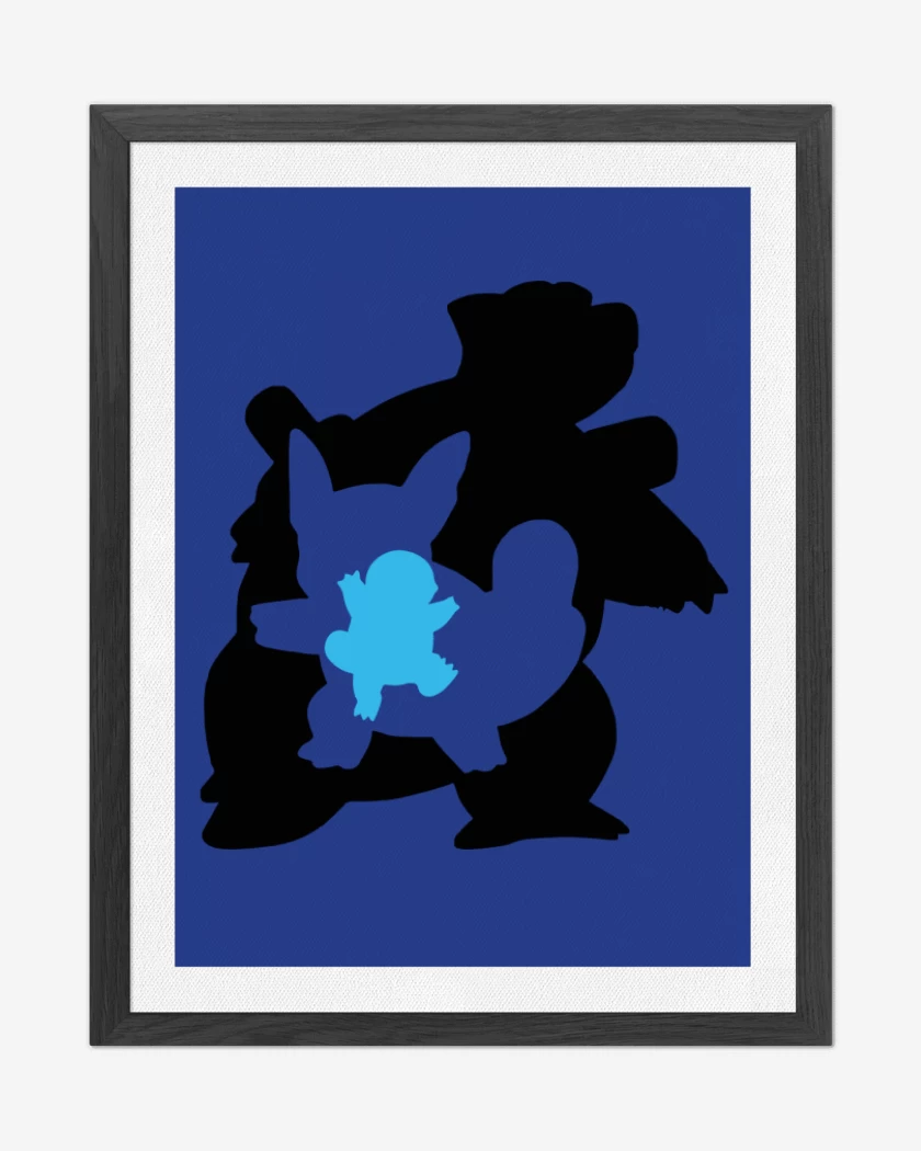 Cuadro decorativo Azul Rey de Squirtvolution