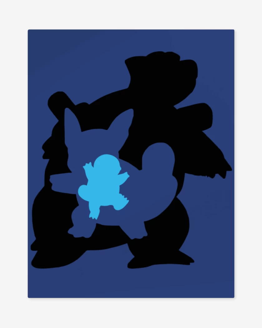 Print metalico Azul Rey de Squirtvolution