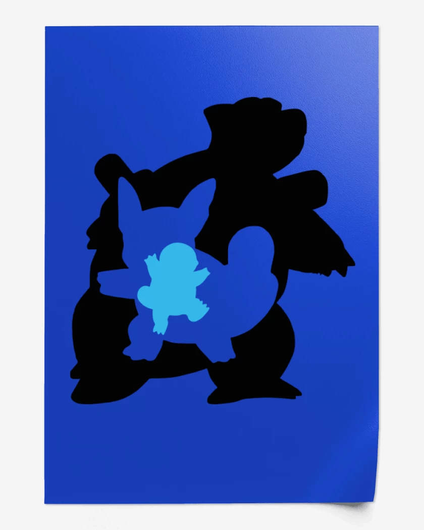 Print Azul Rey de Squirtvolution