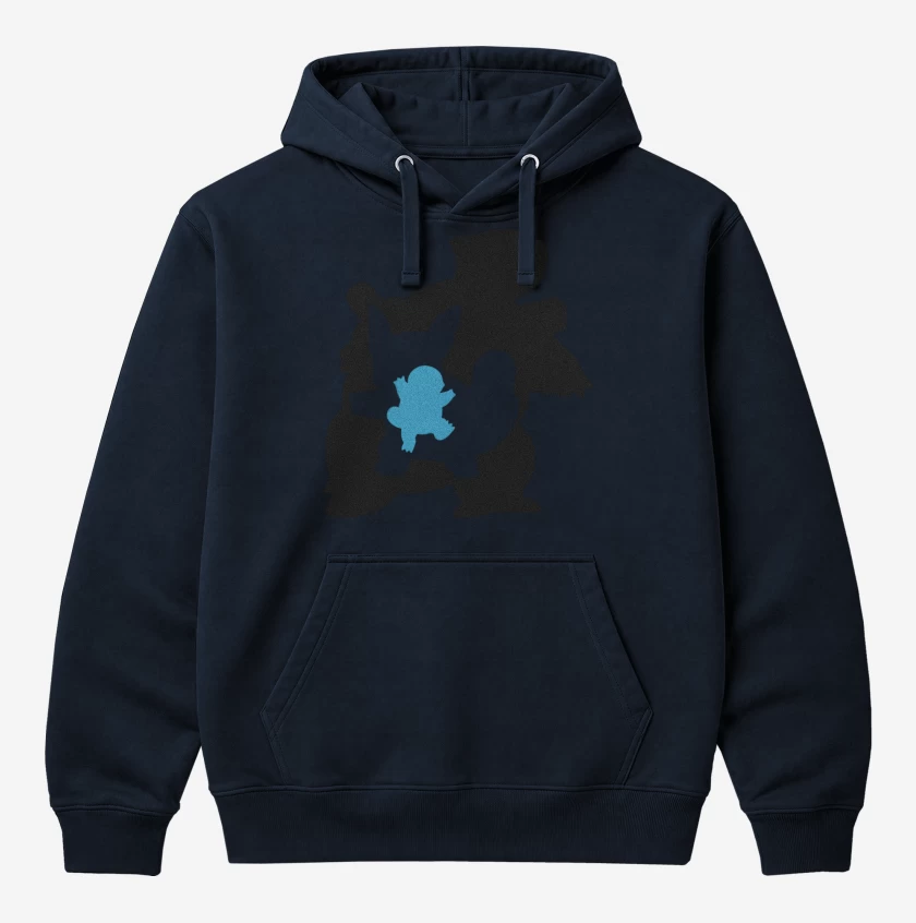 Polerón Canguro Azul Marino de Squirtvolution