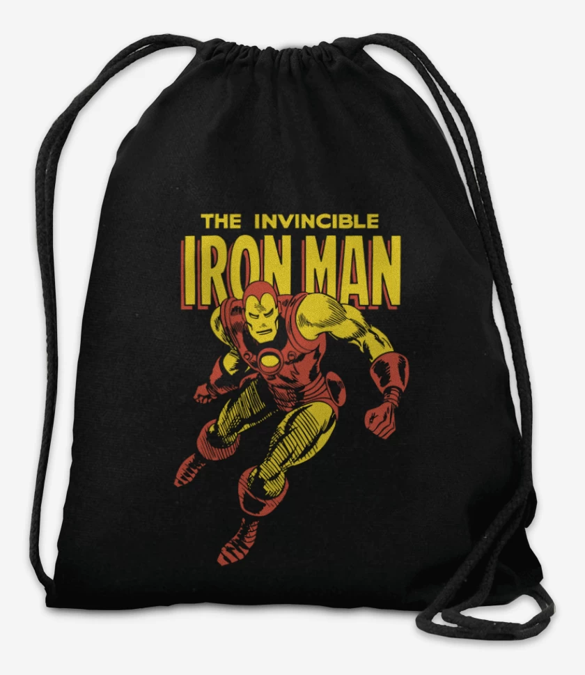 Mochila Negro de El invencible hombre de hierro