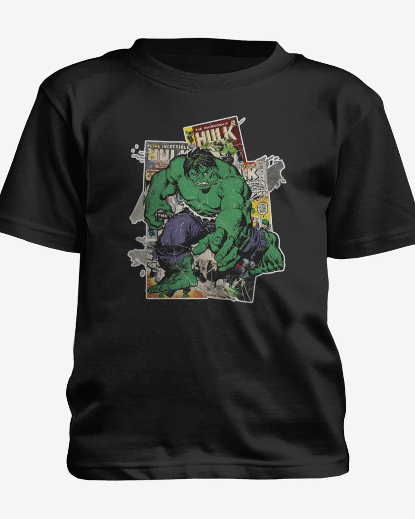 Polera de niño Negro de The incredible Hulk