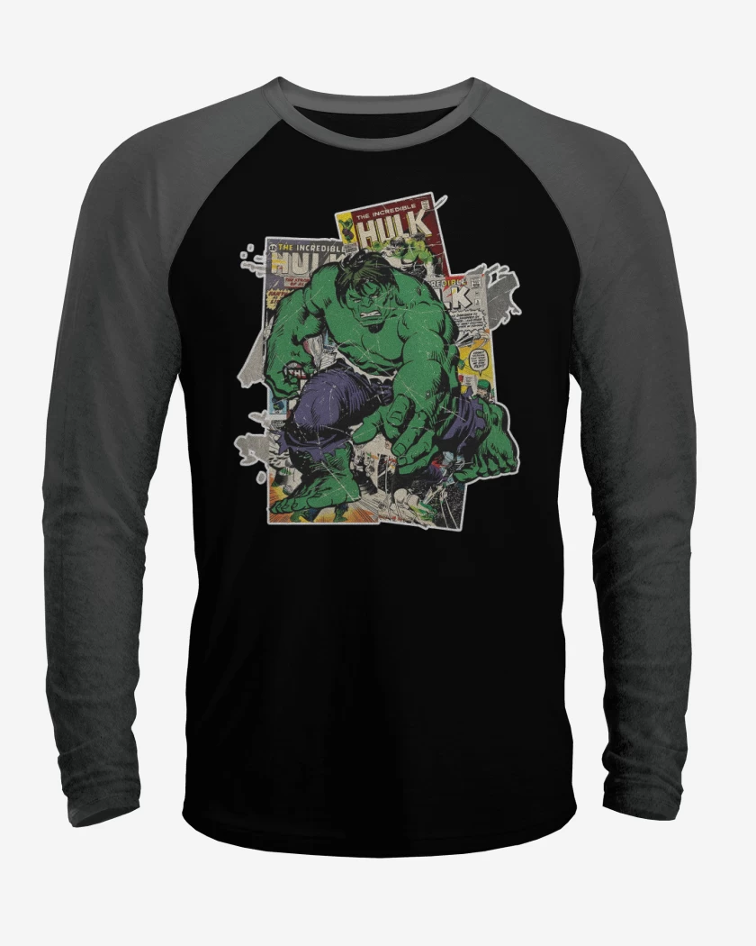 Polera Raglan The incredible Hulk
