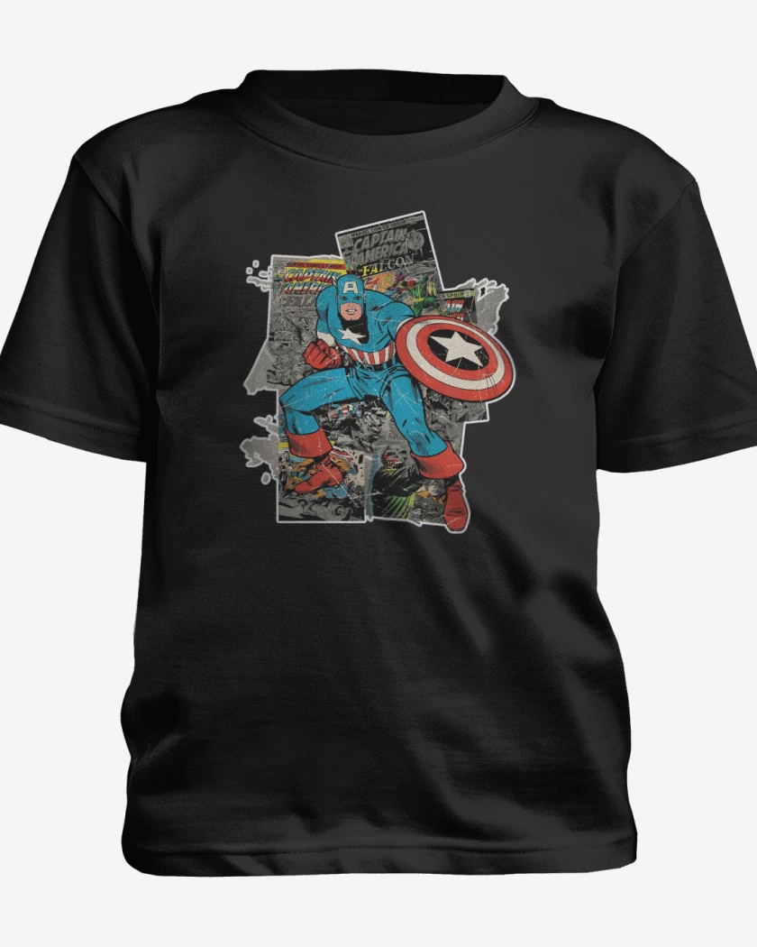 Polera de niño Negro de El capitan gringo