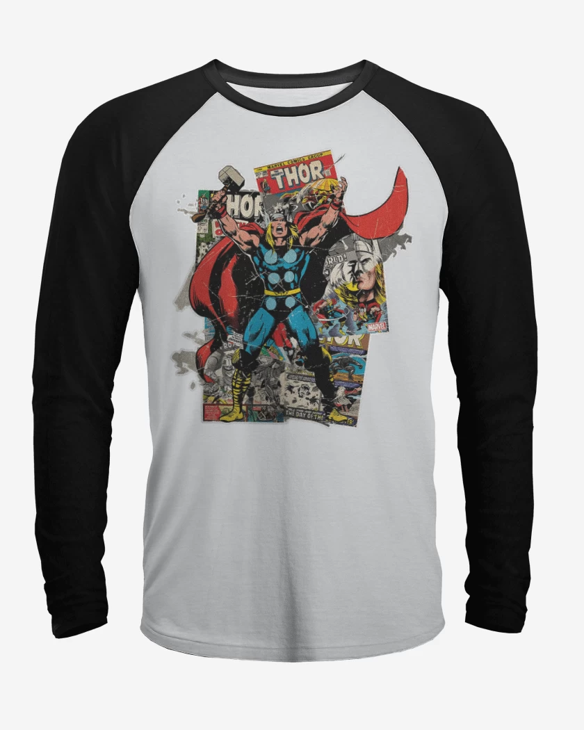 Polera Raglan God of thunder