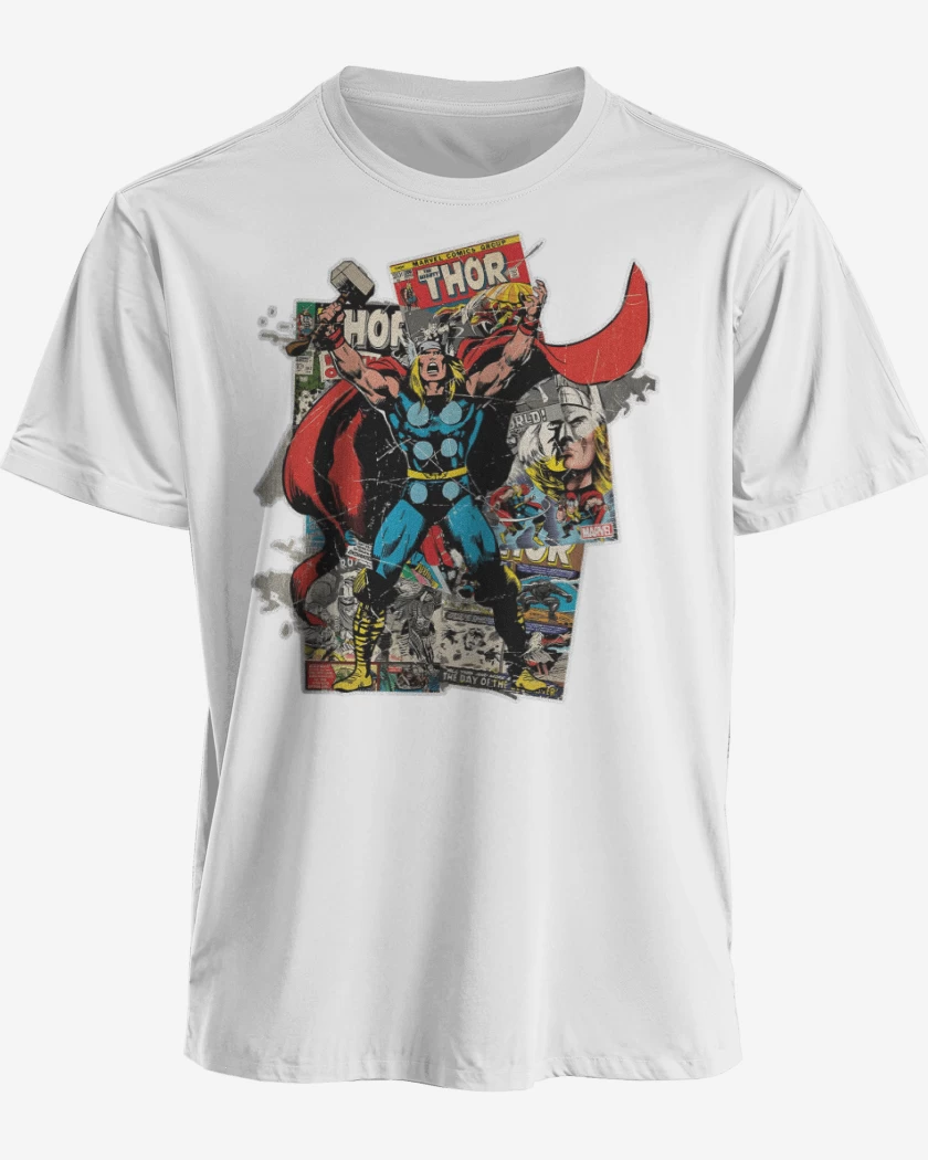 Polera premium Blanco de God of thunder