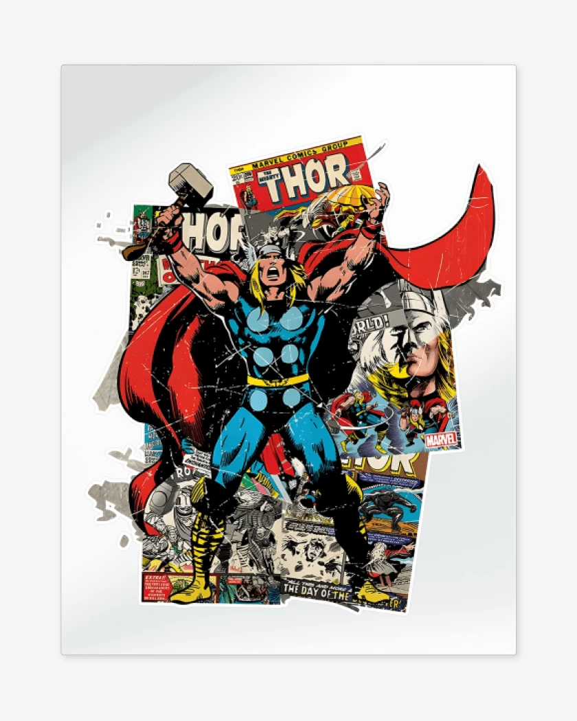 Print metalico God of thunder