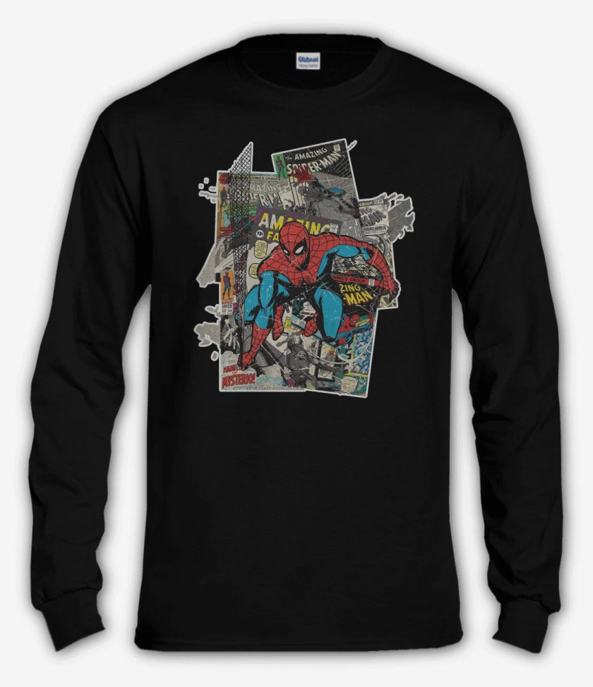 Polera manga larga Negro de El araña