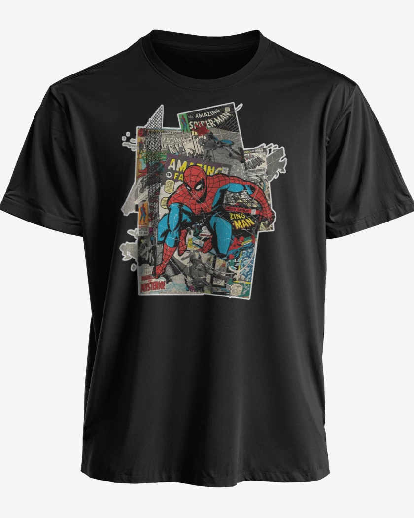 Polera premium Negro de El araña