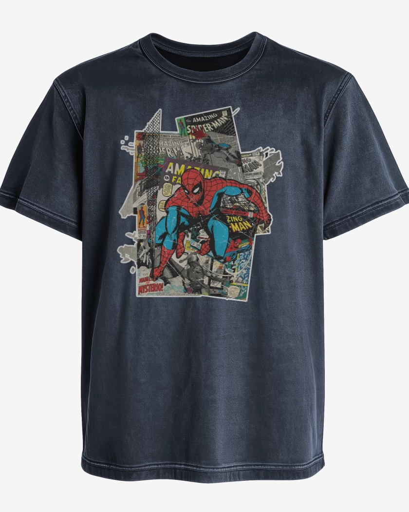Polera desgastada El araña