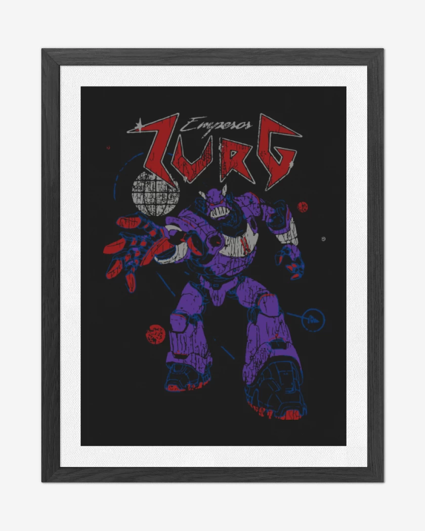 Cuadro decorativo Negro de Emperador Zurg