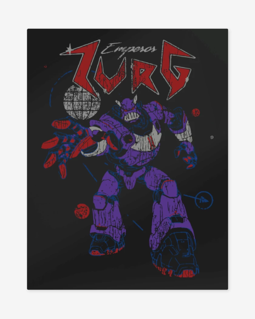 Print metalico Negro de Emperador Zurg