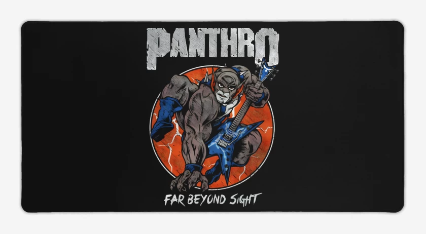 Mouse pad Gamer Negro de Panthro