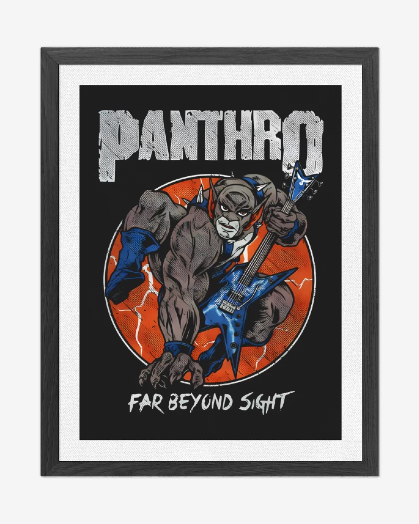 Cuadro decorativo Negro de Panthro