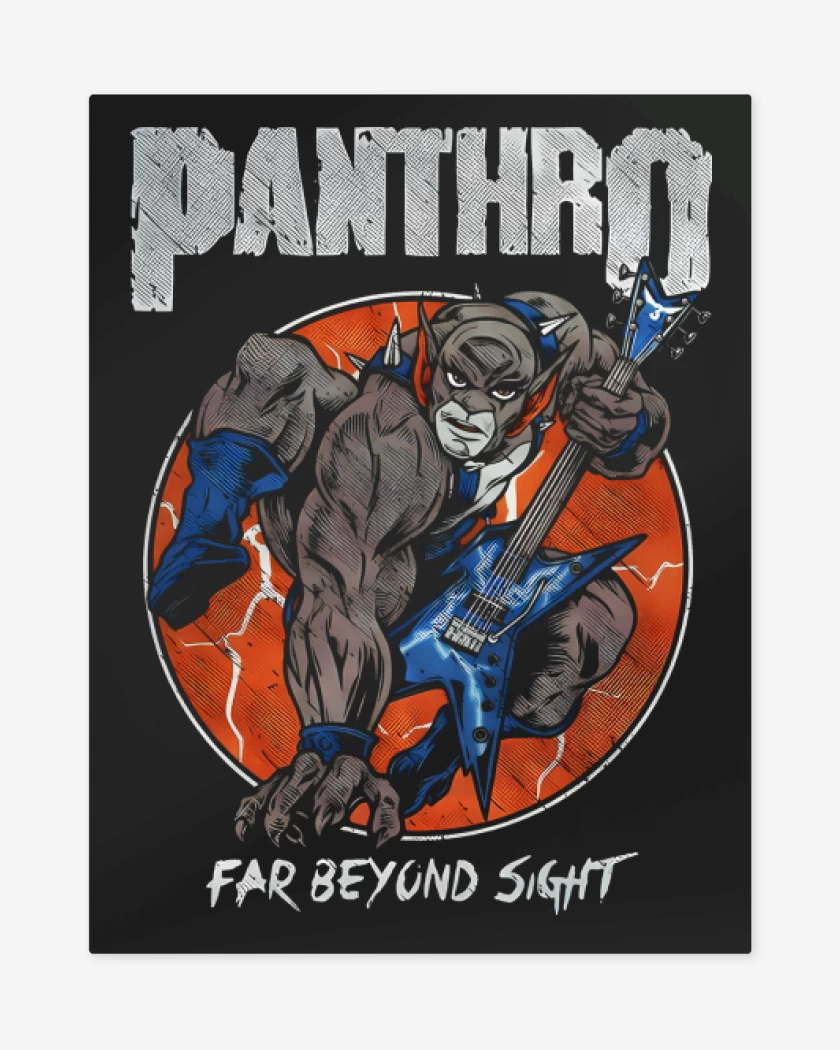 Print metalico Negro de Panthro