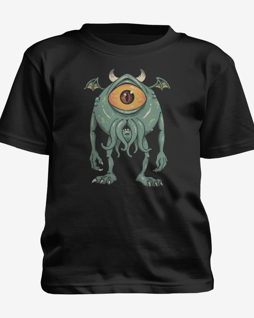 Polera de niño Negro de Cthuluh Inc 