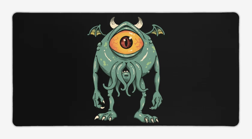 Mouse pad Gamer Negro de Cthuluh Inc 