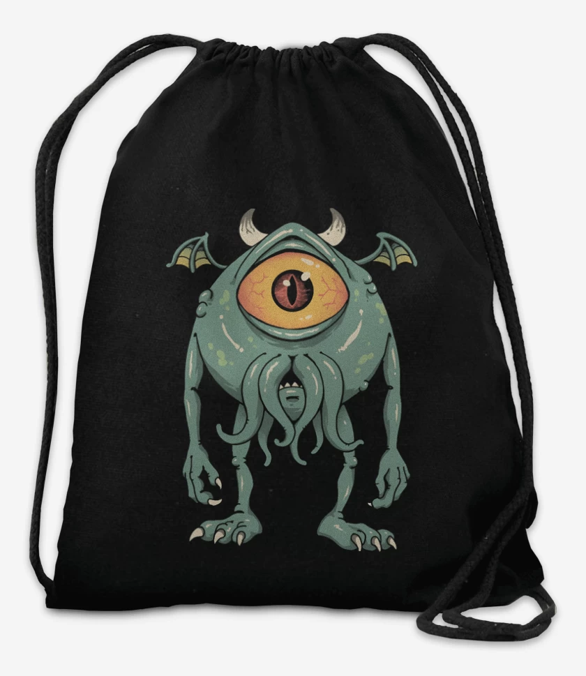 Mochila Negro de Cthuluh Inc 