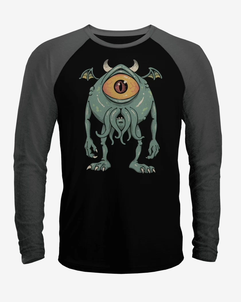 Polera Raglan Cthuluh Inc 
