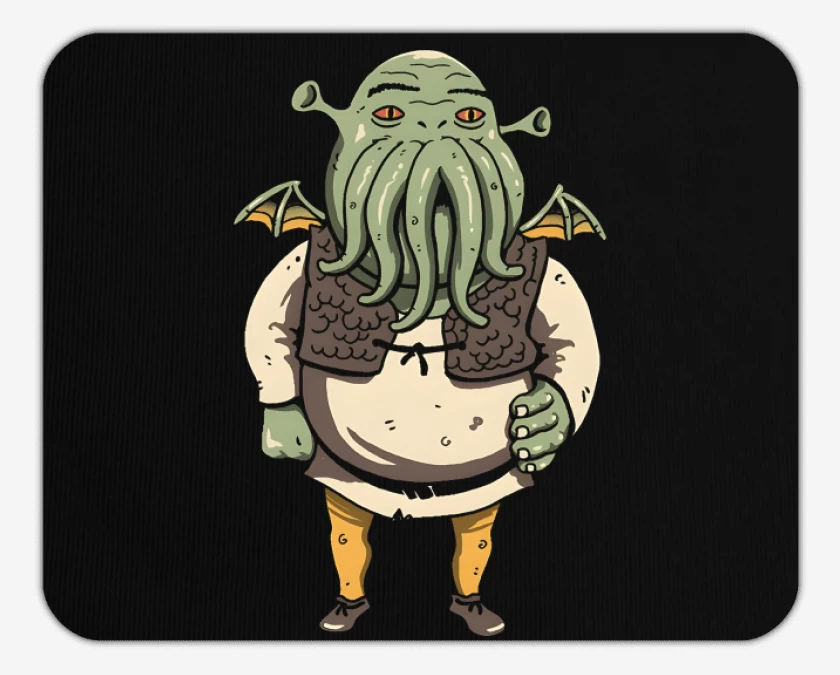 Mousepad Negro de Shrektulhu