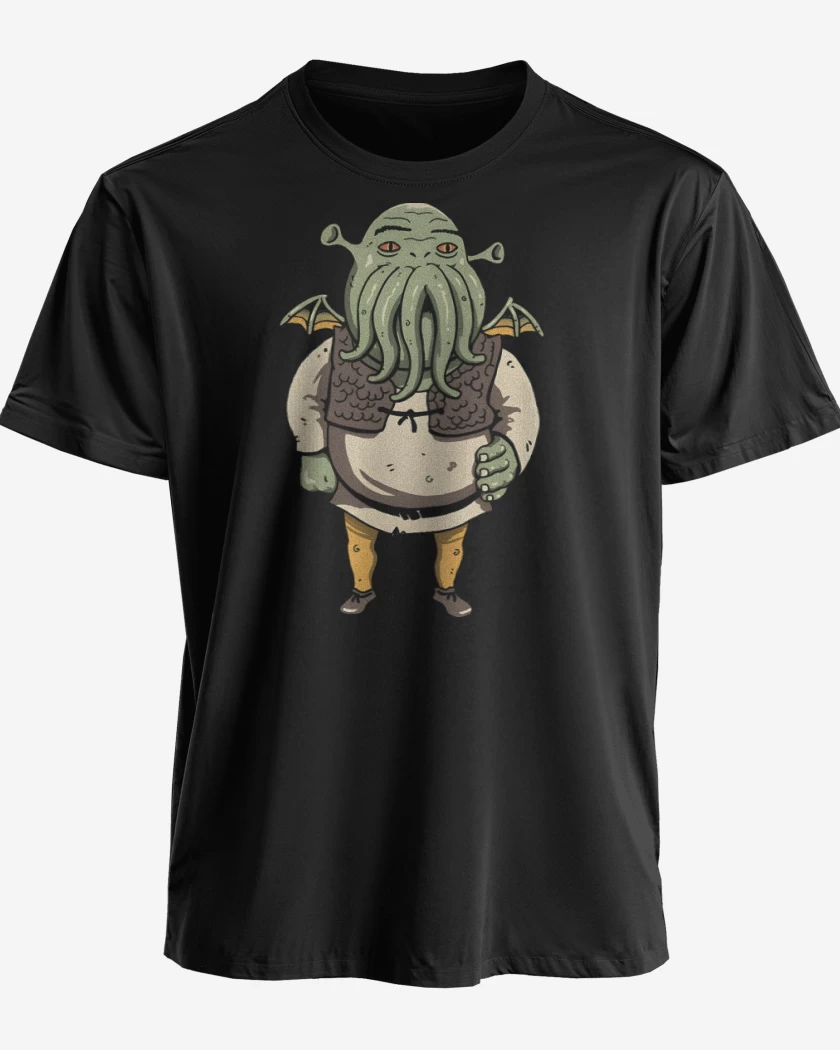 Polera premium Negro de Shrektulhu