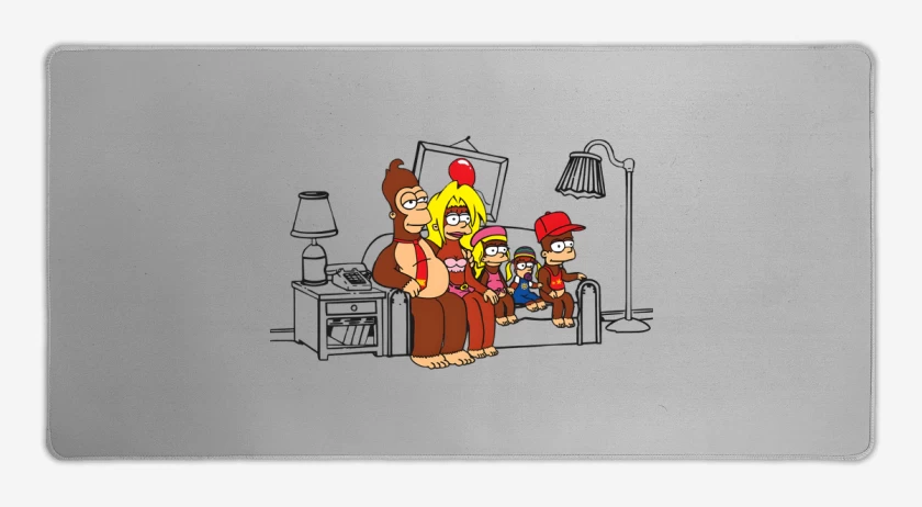 Mouse pad Gamer Gris Melange de Los Kongsons