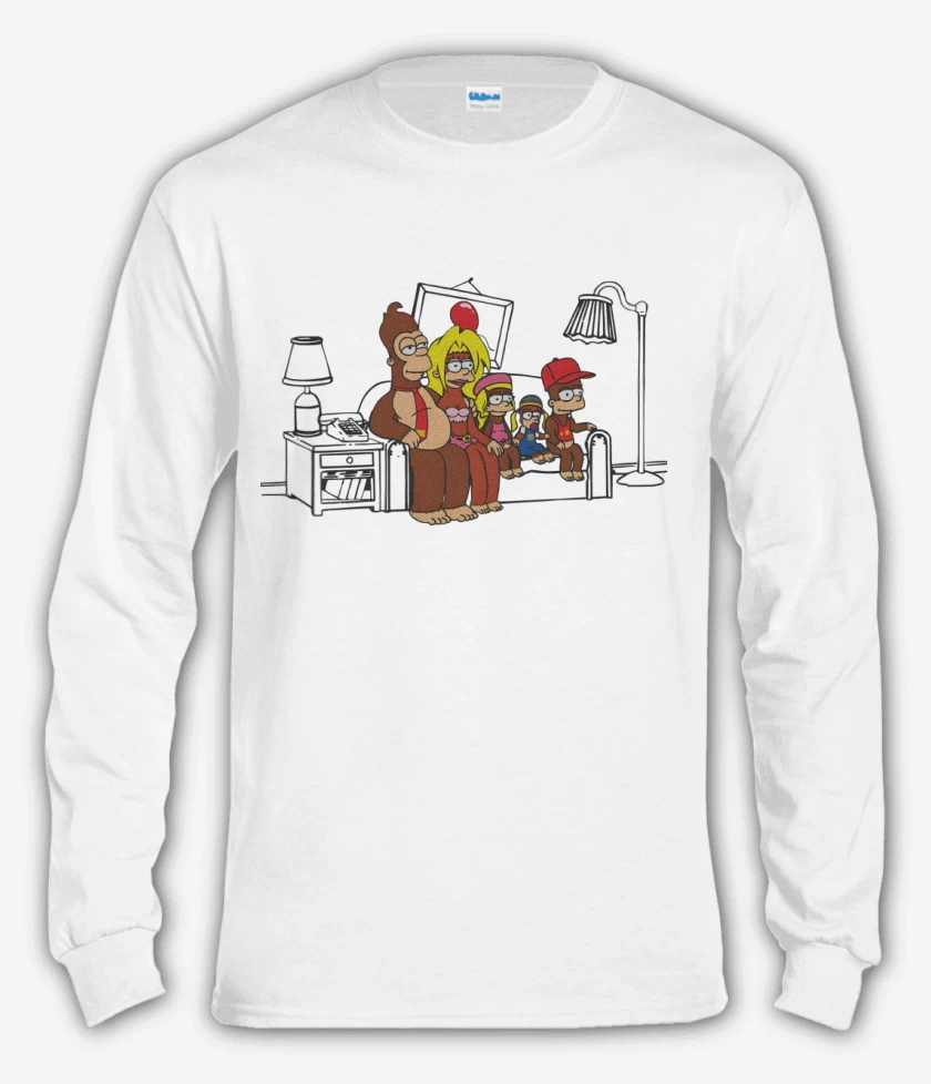 Polera manga larga Blanco de Los Kongsons