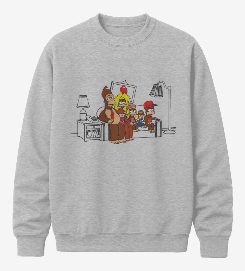 Poleron polo Gris Melange de Los Kongsons
