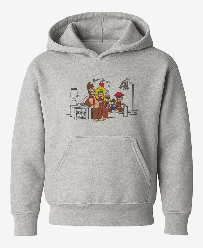 Poleron de niño Gris Melange de Los Kongsons