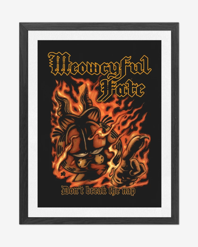 Cuadro decorativo Negro de Meowcyful Fate
