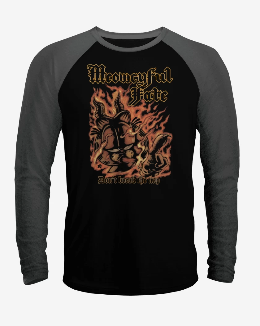 Polera Raglan Meowcyful Fate