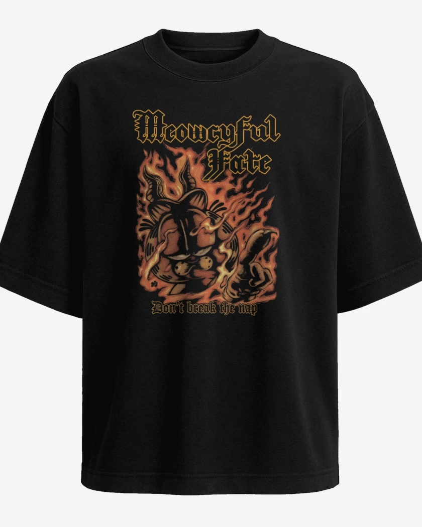 Polera Oversize Meowcyful Fate
