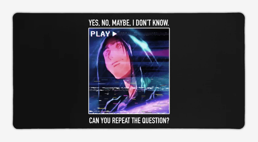 Mouse pad Gamer Negro de Malcolm in the Middle