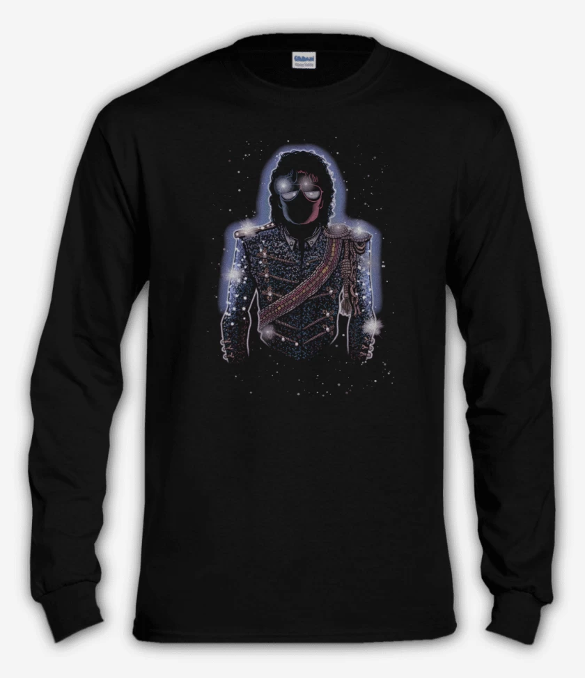 Polera manga larga Negro de Jackson Moonwalk